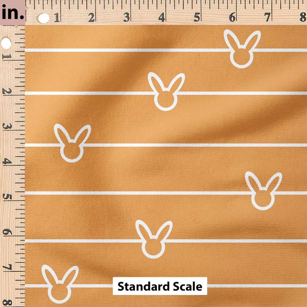 Ruler Scale for Bunny Stripe (Brown) by Julie Storie Designs